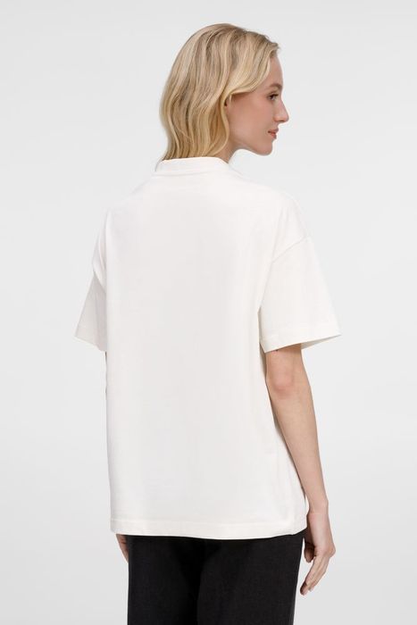 Футболка оверсайз унисекс Sinkopa, молочно-белая