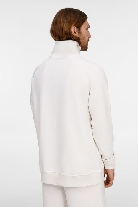 Толстовка унисекс S3, молочно-белая