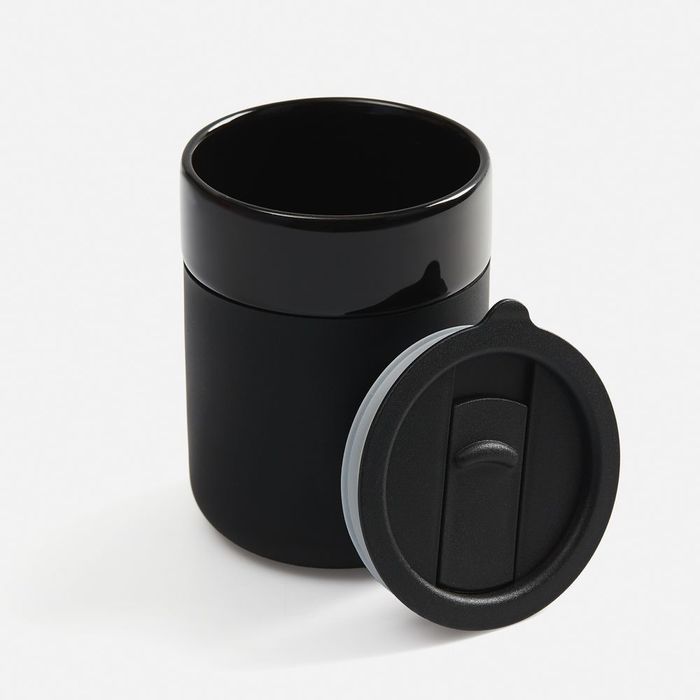 Кружка Nabo с силиконовым держателем, черная