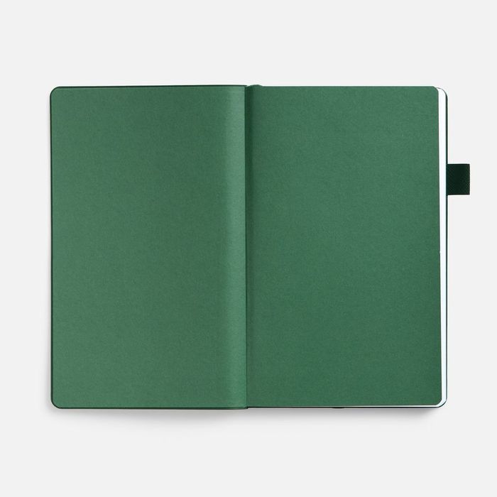 Ежедневник White Shall, недатированный, бело-зеленый