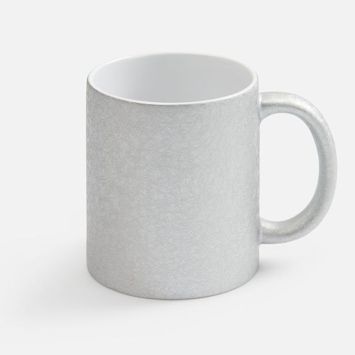 Кружка для сублимационной печати Sagredo, серебристая