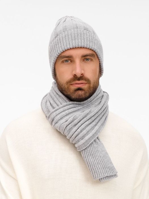 Шапка Bellish, светло-серый меланж