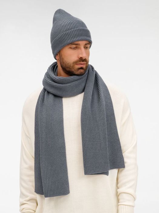 Шапка Nobilis Mono, серая (стальная)