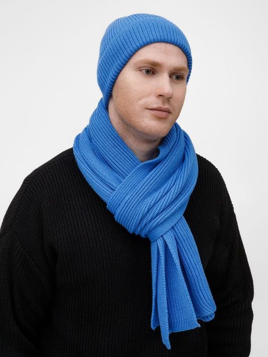 Шапка Nobilis Mono, синяя (аква)