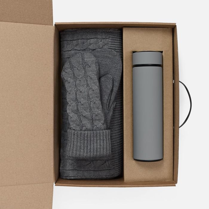 Набор Wintrish, серый меланж