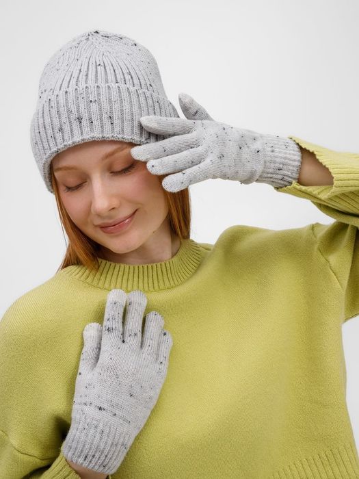 Шапка Spotti, светло-серая