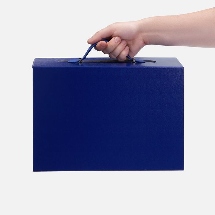 Коробка складная Holdfold, M, синяя