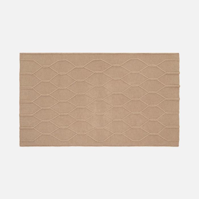 Плед Curve Verve, бежевый меланж