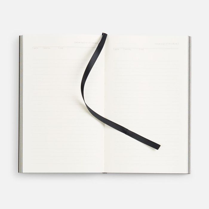 Ежедневник Flat Mini, недатированный, черный