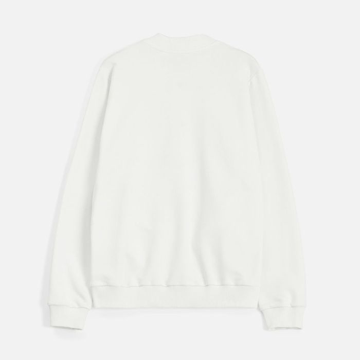 Бомбер унисекс Nuppu, молочно-белый