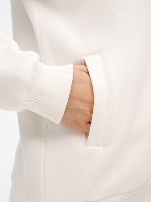 Бомбер унисекс AtmosWear, молочно-белый