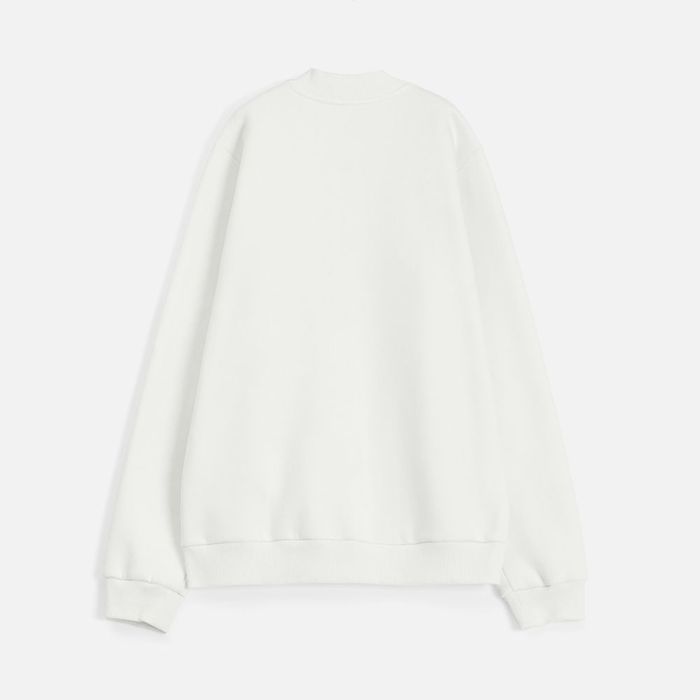 Бомбер унисекс AtmosWear, молочно-белый