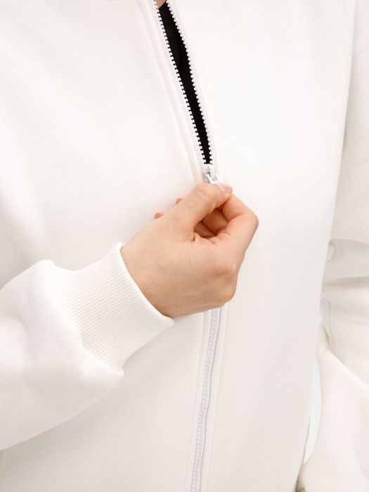 Бомбер унисекс Estado, молочно-белый