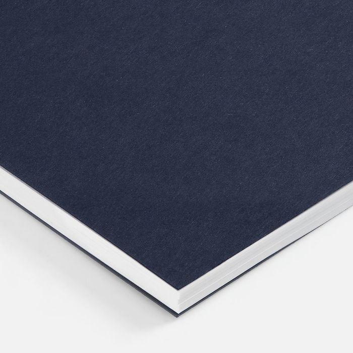 Блокнот Salvador в клетку, темно-синий