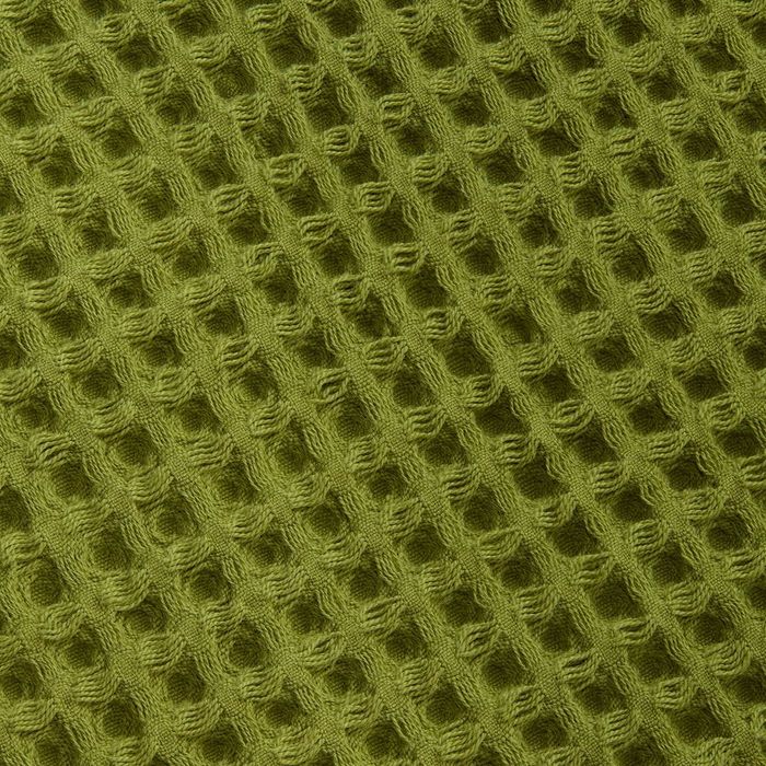 Плед вафельный Elenglect, зеленый