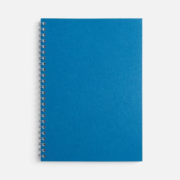 Блокнот Salvador в клетку, синий ver.2