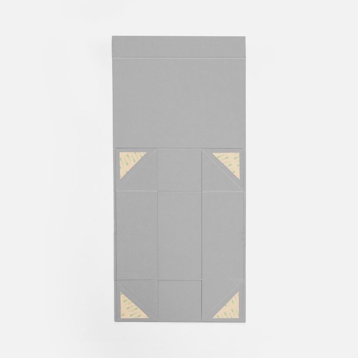 Коробка складная Quadra Fold, серая