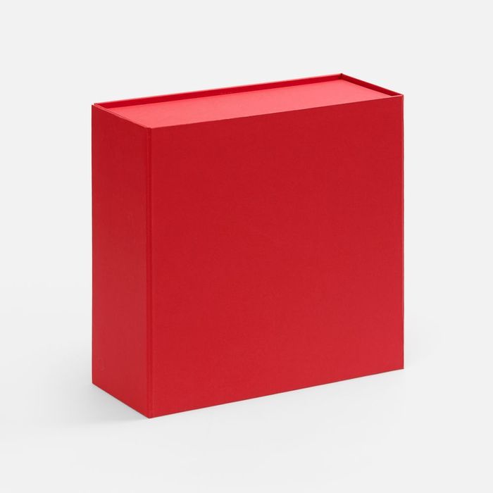 Коробка складная Quadra Fold, красная