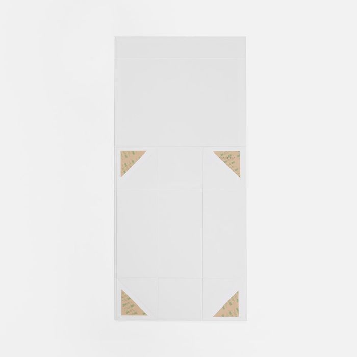 Коробка складная Quadra Fold, белая