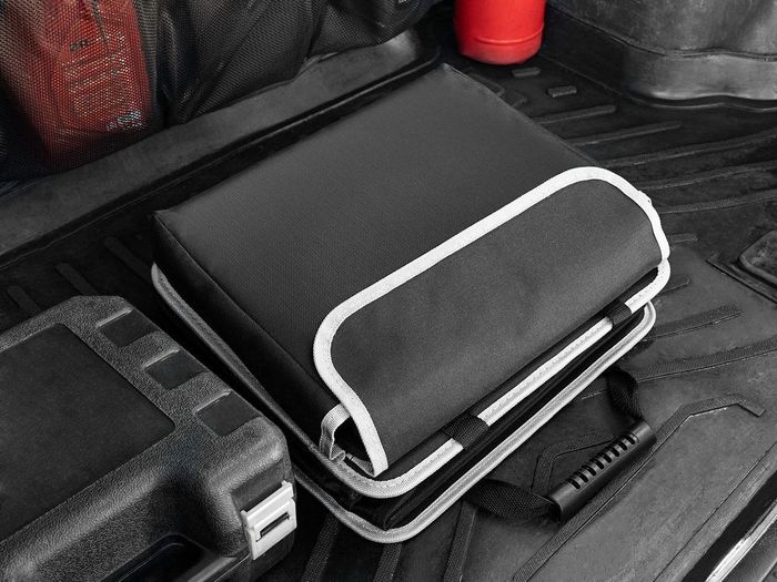 Органайзер в багажник с сумкой-холодильником Arranger, черный с серым