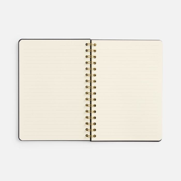 Ежедневник Spiral, недатированный, черный