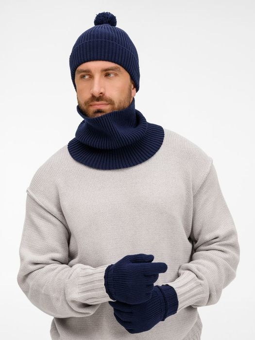 Шапка Catch Match, темно-синяя