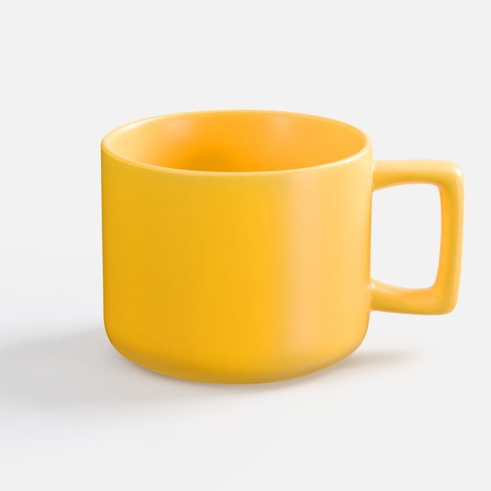 Чашка Jumbo в коробке матовая, желтая