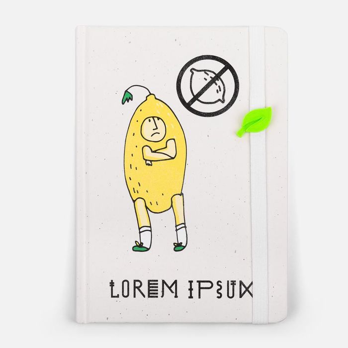 Шильдик на резинку Impreso, 3D-печать на заказ, листик