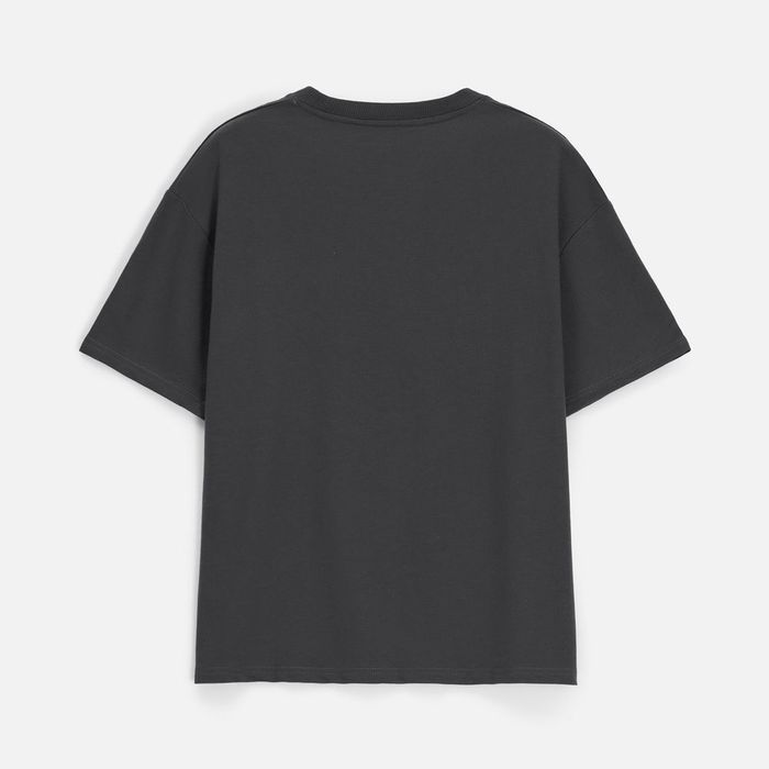 Футболка унисекс Durington, темно-серая (графит)