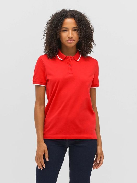 Рубашка поло унисекс Palermo, темно-синяя с белым