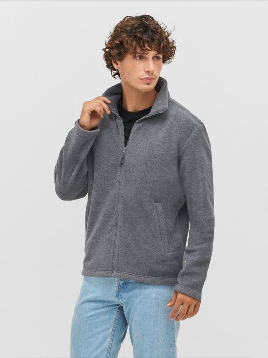 Куртка флисовая унисекс Nitro, серо-бежевая