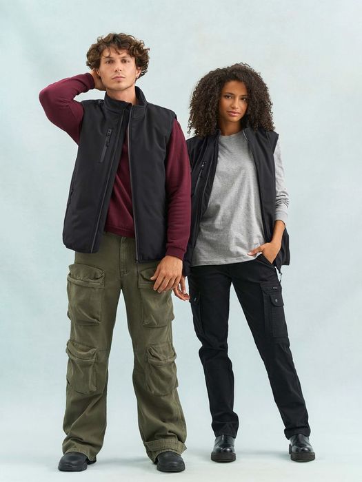 Жилет софтшелл унисекс Falcon BW, черный