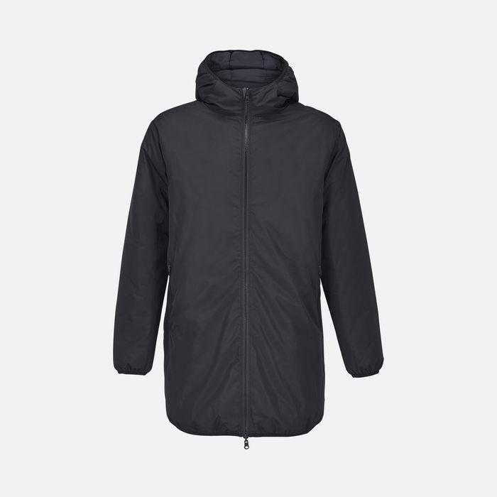 Куртка-парка унисекс Reverse, черная