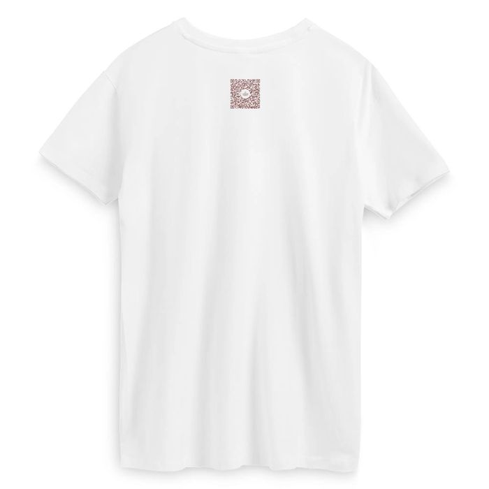 Футболка унисекс «Девочка и шарик», белая