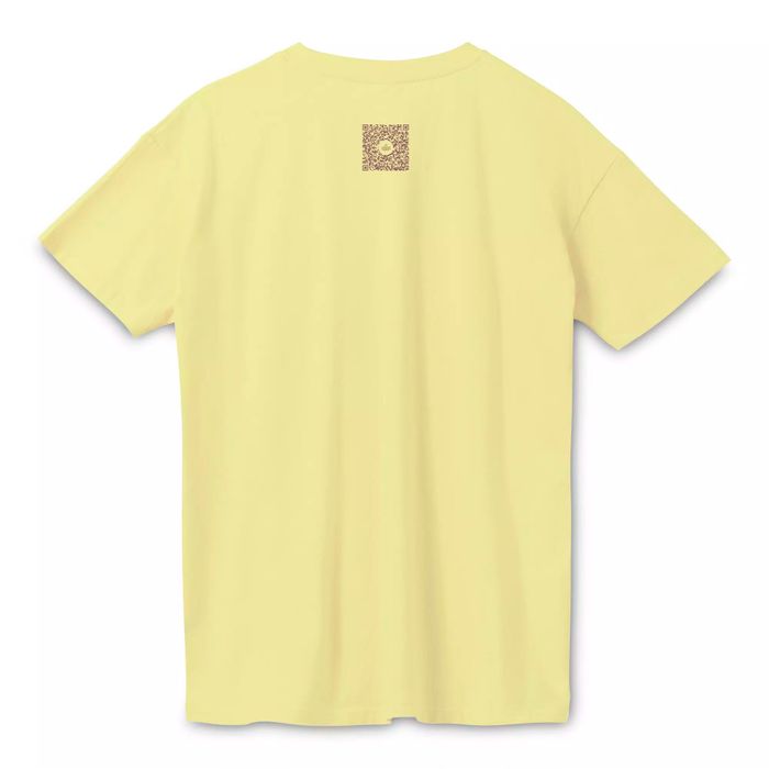 Футболка унисекс «Ребенок и ракета», желтая