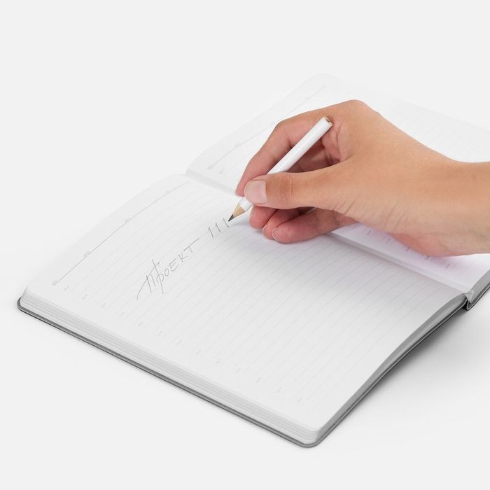 Карандаш простой Mini, белый