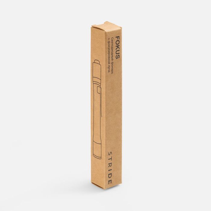 Фонарик с фокусировкой луча Fokus, синий металлик