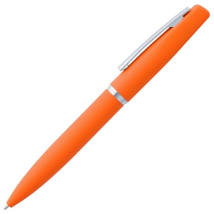 Ручка шариковая Bolt Soft Touch, оранжевая
