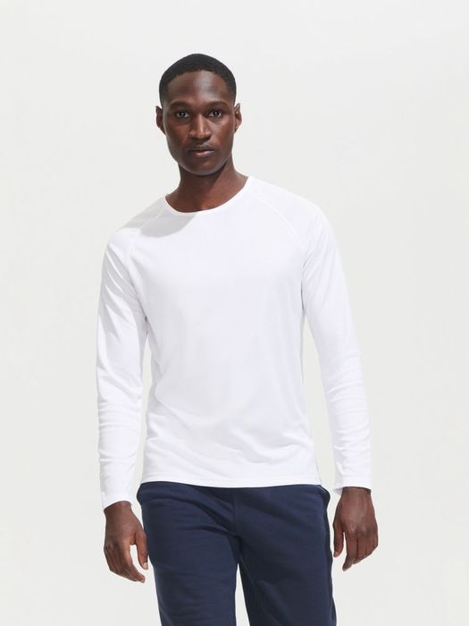 Футболка с длинным рукавом SPORTY LSL MEN, черная