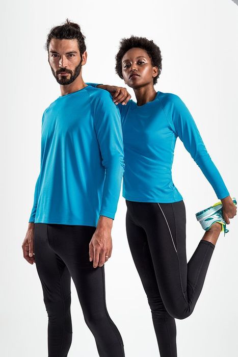 Футболка с длинным рукавом SPORTY LSL MEN, ярко-синяя