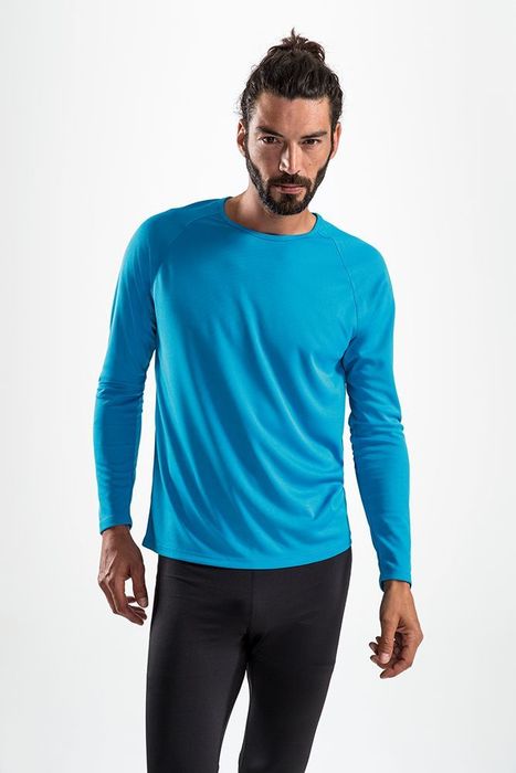 Футболка с длинным рукавом SPORTY LSL MEN, белая