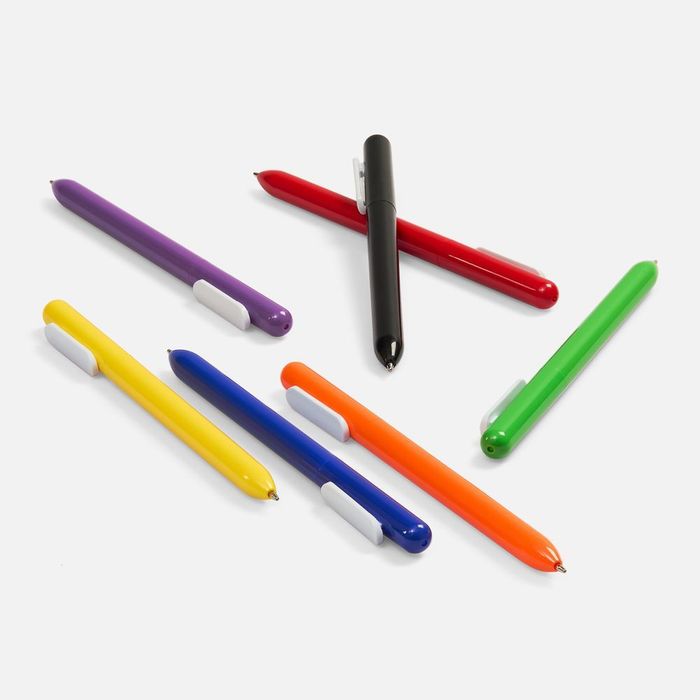 Ручка шариковая Slider, фиолетовая с белым