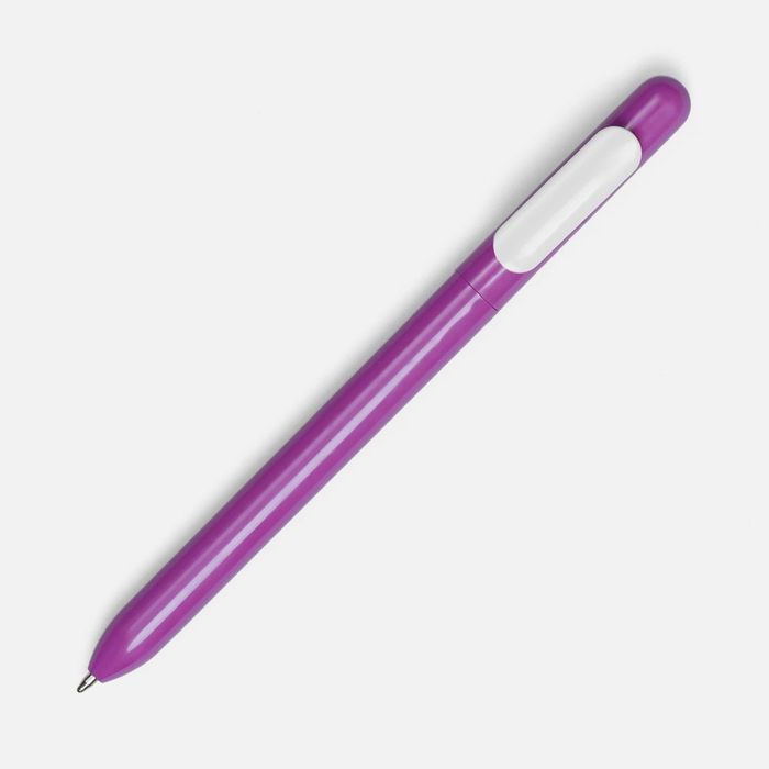 Ручка шариковая Slider, фиолетовая с белым