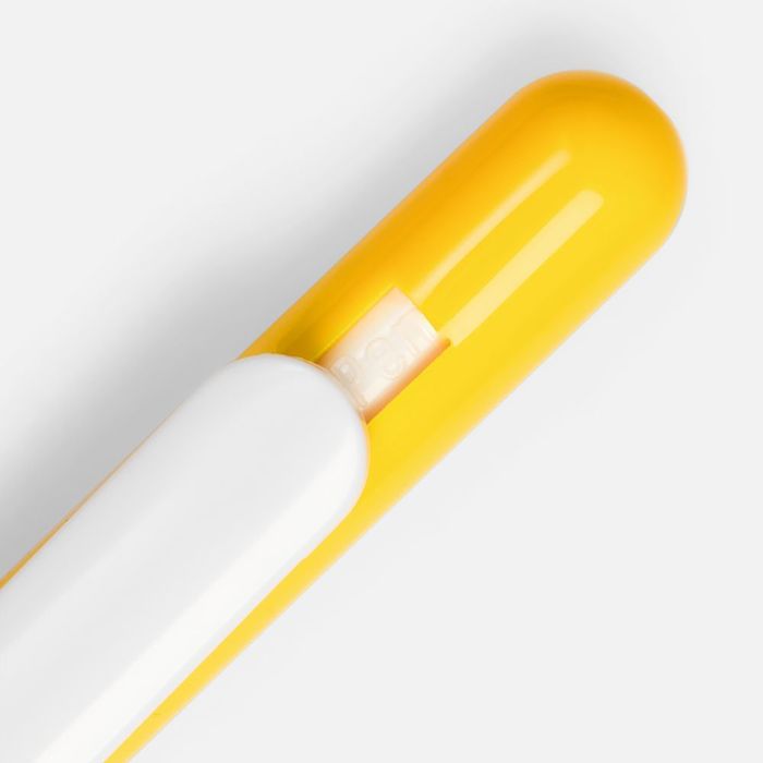 Ручка шариковая Slider, желтая с белым