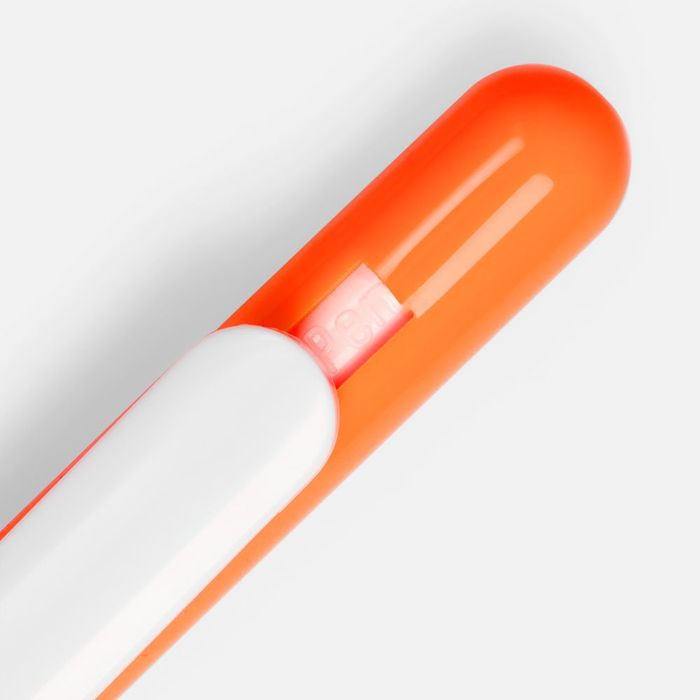 Ручка шариковая Slider, оранжевая с белым