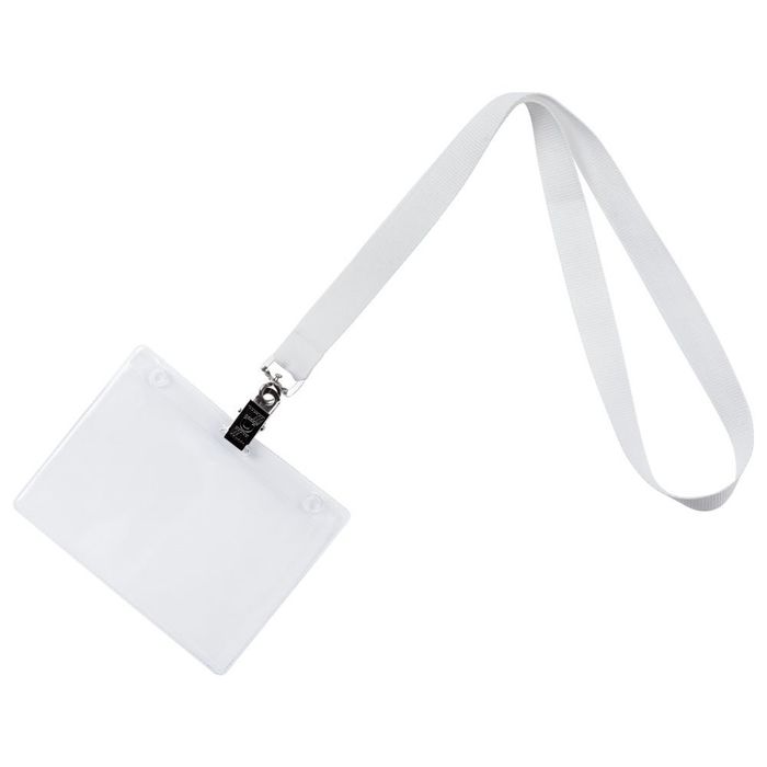Лента для бейджа Neckband, белый