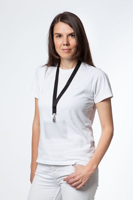 Лента для бейджа Neckband, черный