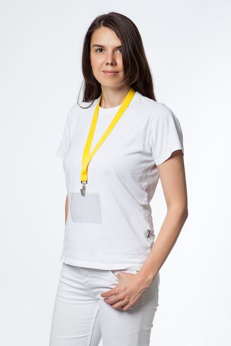 Лента для бейджа Neckband, желтый