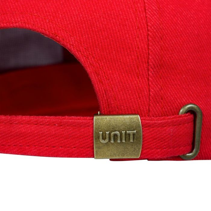 Бейсболка UNIT SMART, черная с красным