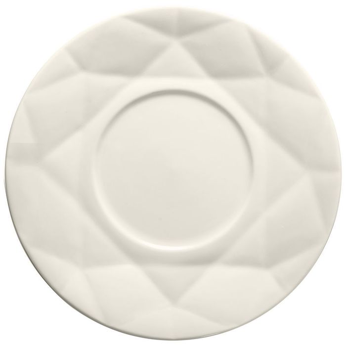 Чайная пара Diamante Bianco, белая